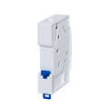 FTTH termination box for Din rail mounting, 2 ports, white